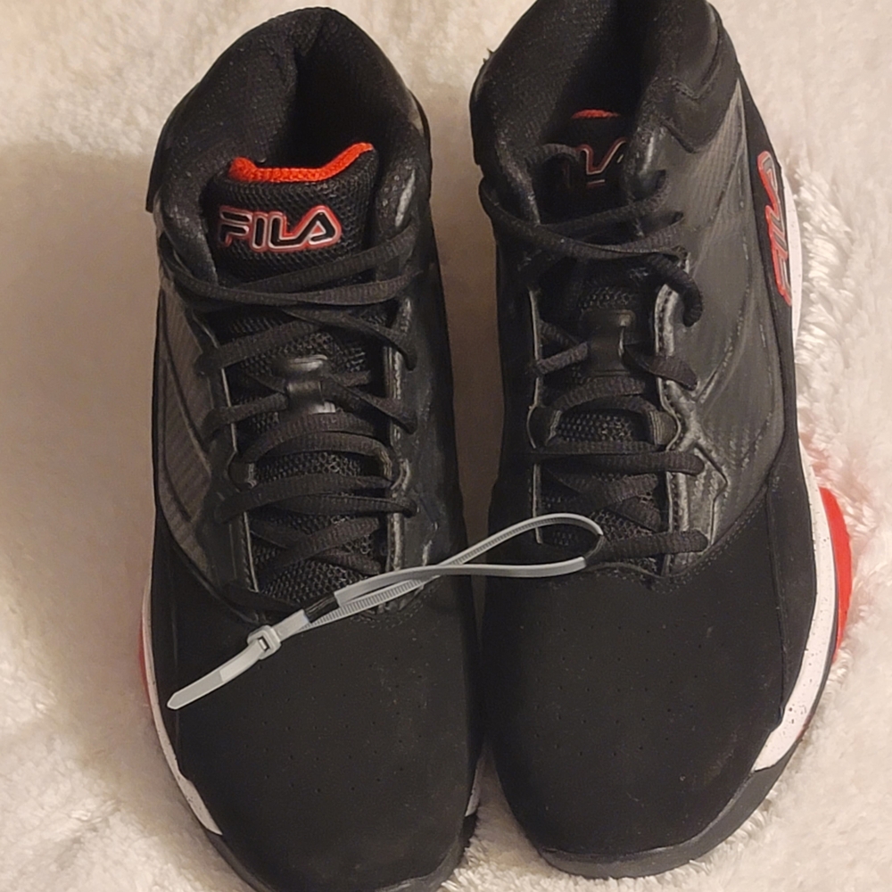 Fila Mens Breakaway Basketball Shoes Black Size 7.5 #RN91175